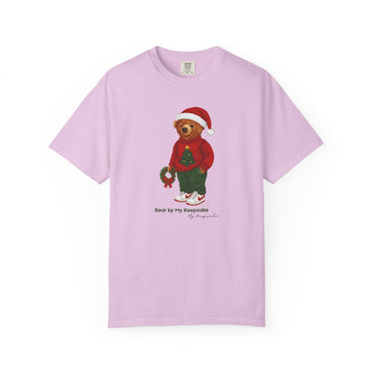Cozy Christmas Bear Unisex T-Shirt