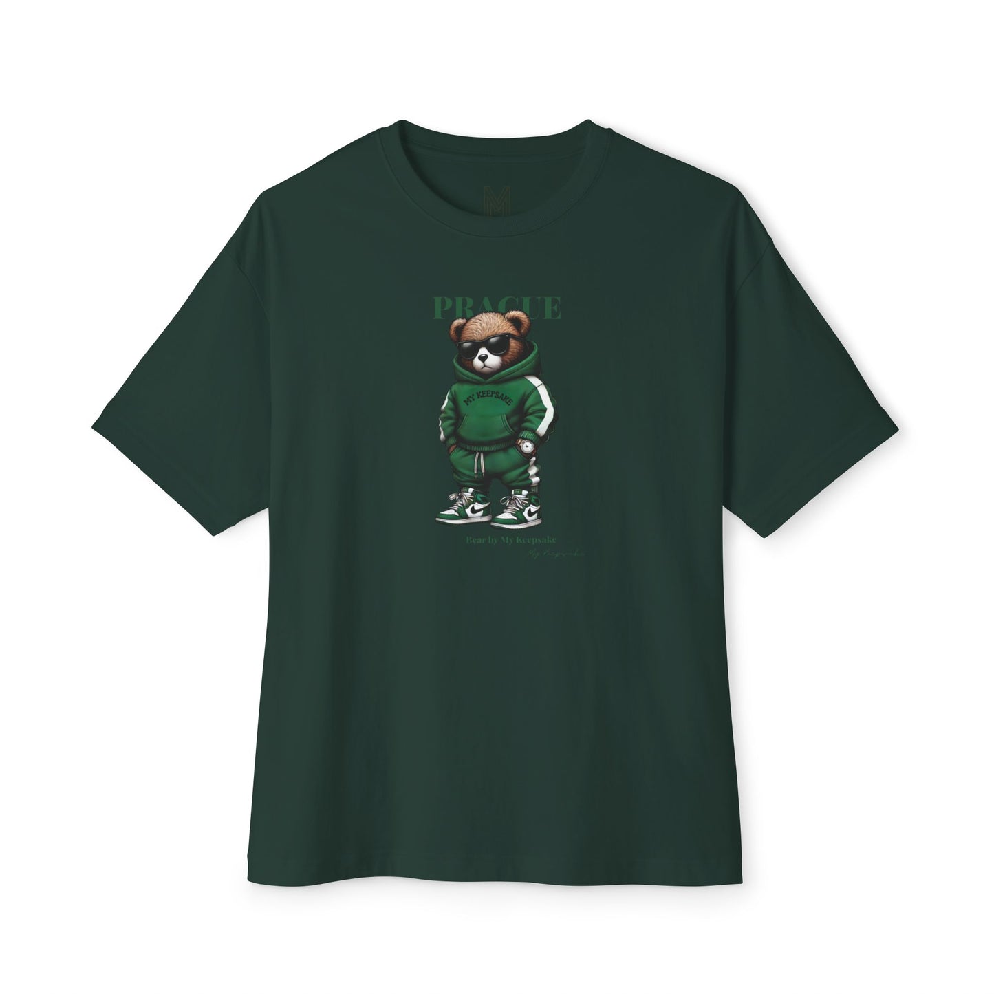 Unisex T-Shirt – Prague Green Bear by My Keepsake