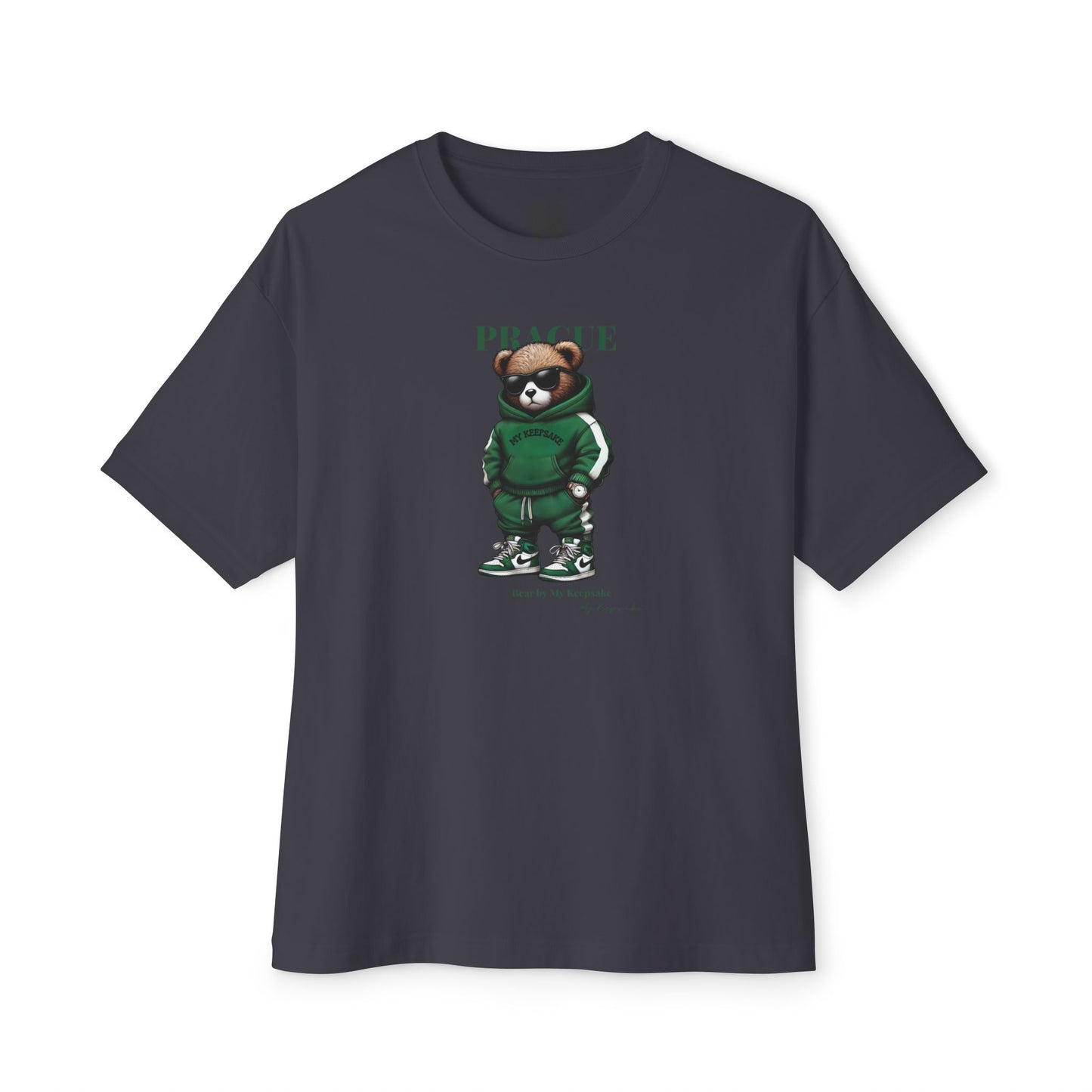 Unisex T-Shirt – Prague Green Bear by My Keepsake