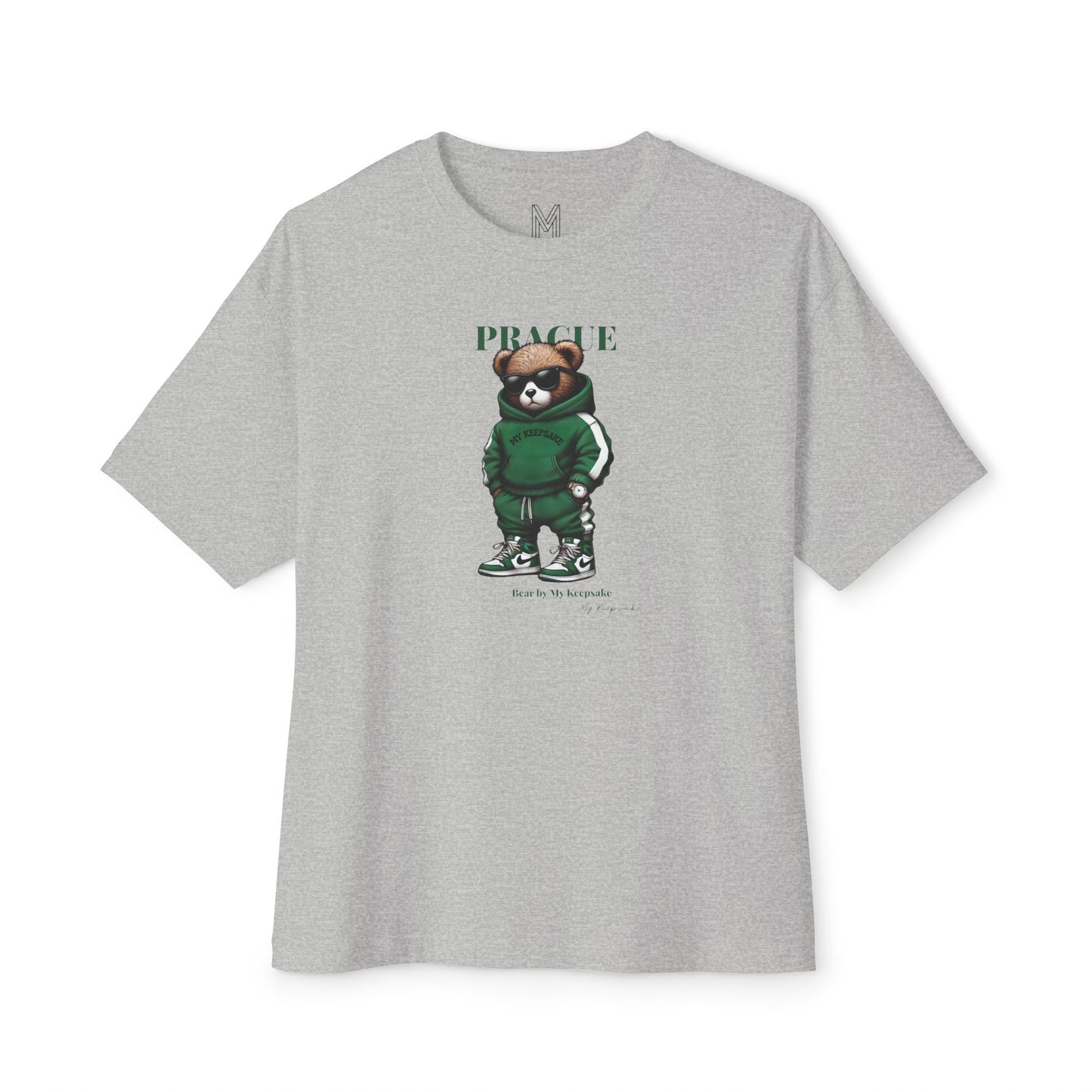 Unisex T-Shirt – Prague Green Bear by My Keepsake
