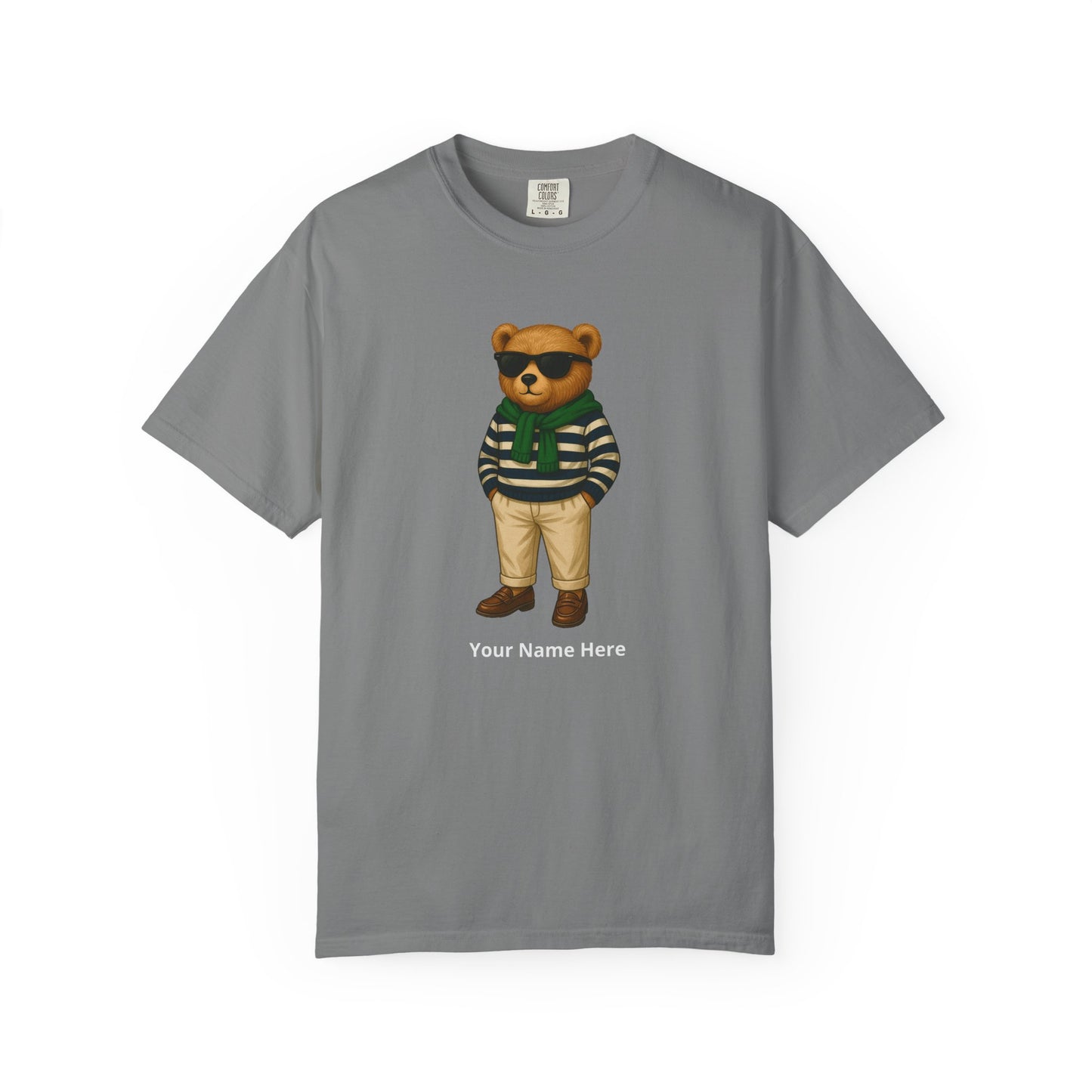 City Bear T-Shirt – Personalized Name Cute Tee