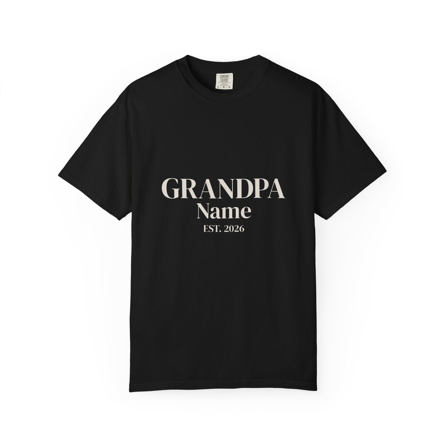 Custom Grandpa Shirt — Name & Year