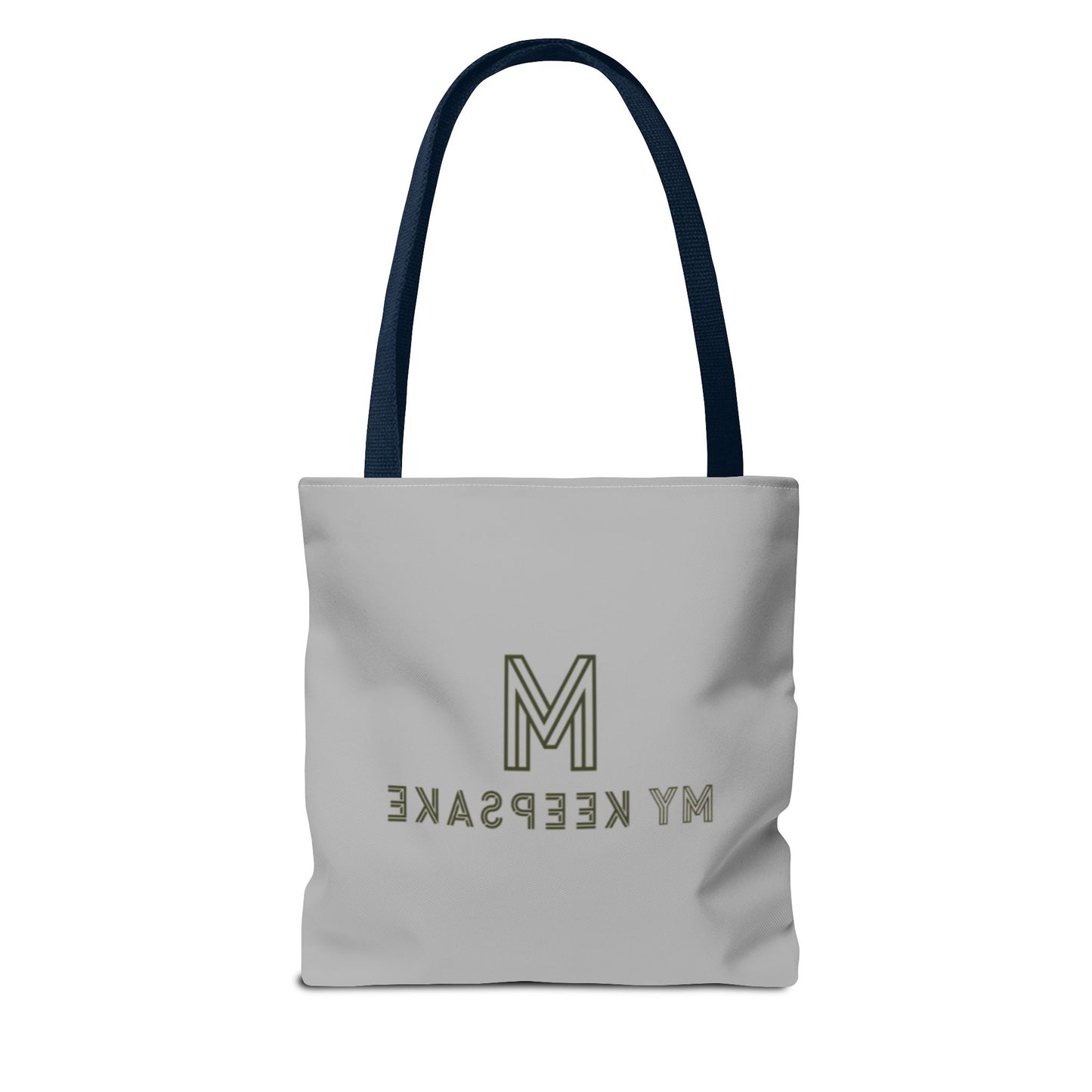 Tote Bag Light grey –  Green Bear by My Keepsake