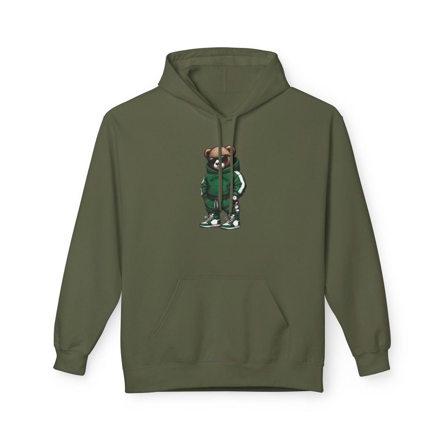 Cute Bear Hoodie – Forest Graphic Pullover