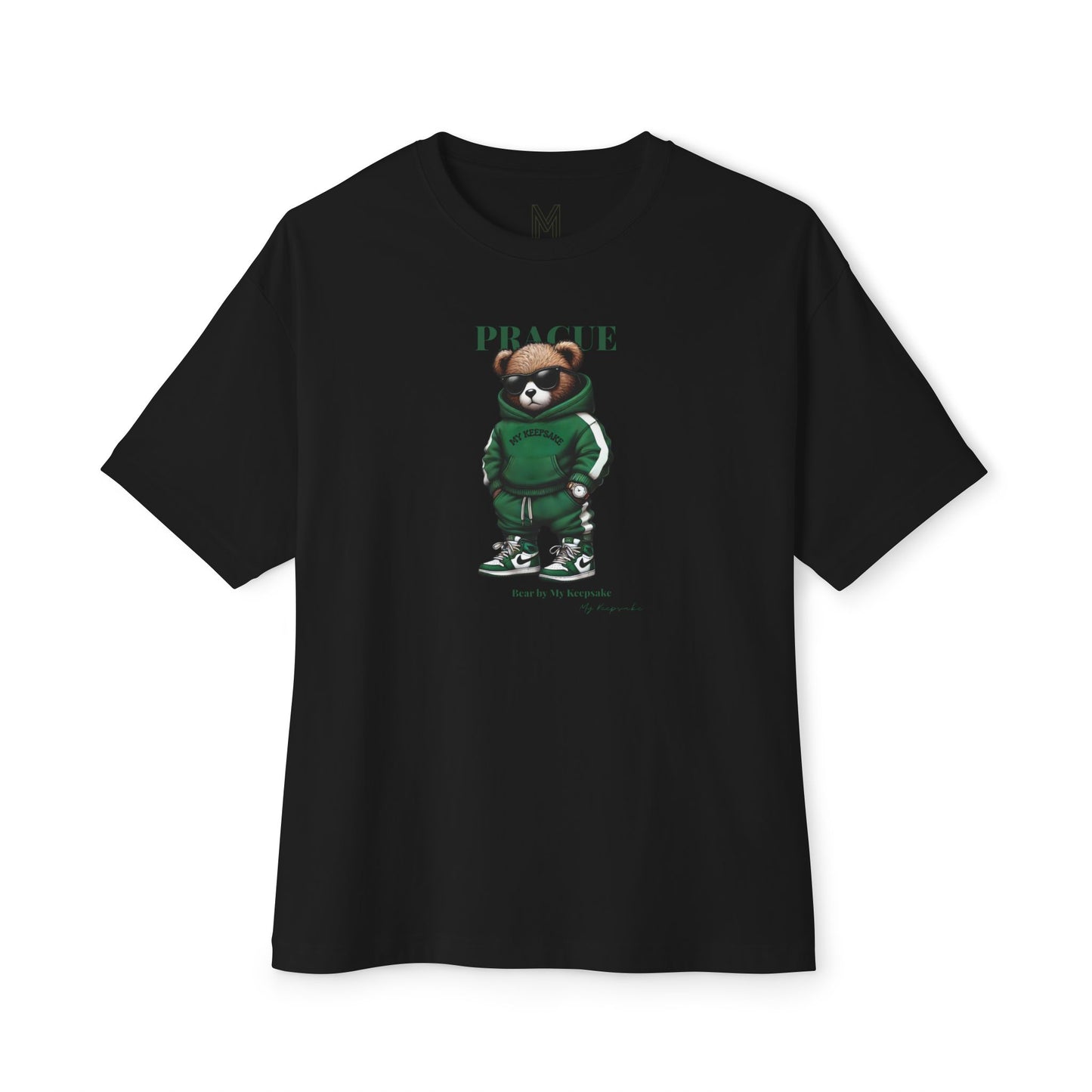 Unisex T-Shirt – Prague Green Bear by My Keepsake