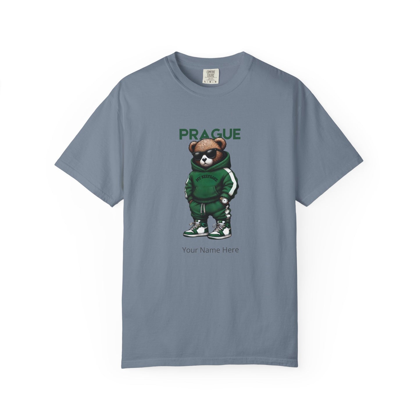 Personalized Prague Bear T-Shirt | Custom Name Tee