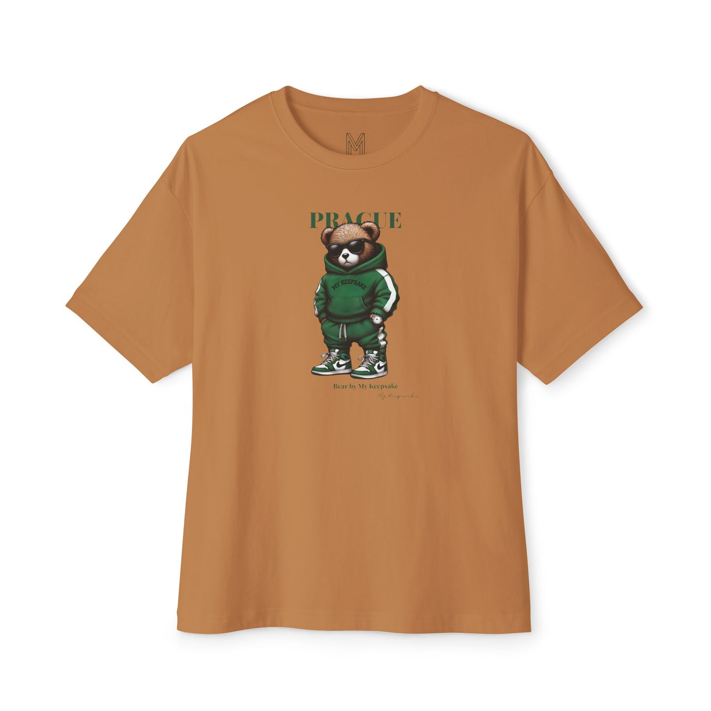 Unisex T-Shirt – Prague Green Bear by My Keepsake