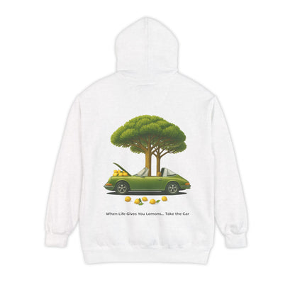 Vintage Car Lemon Tree Graphic Hoodie