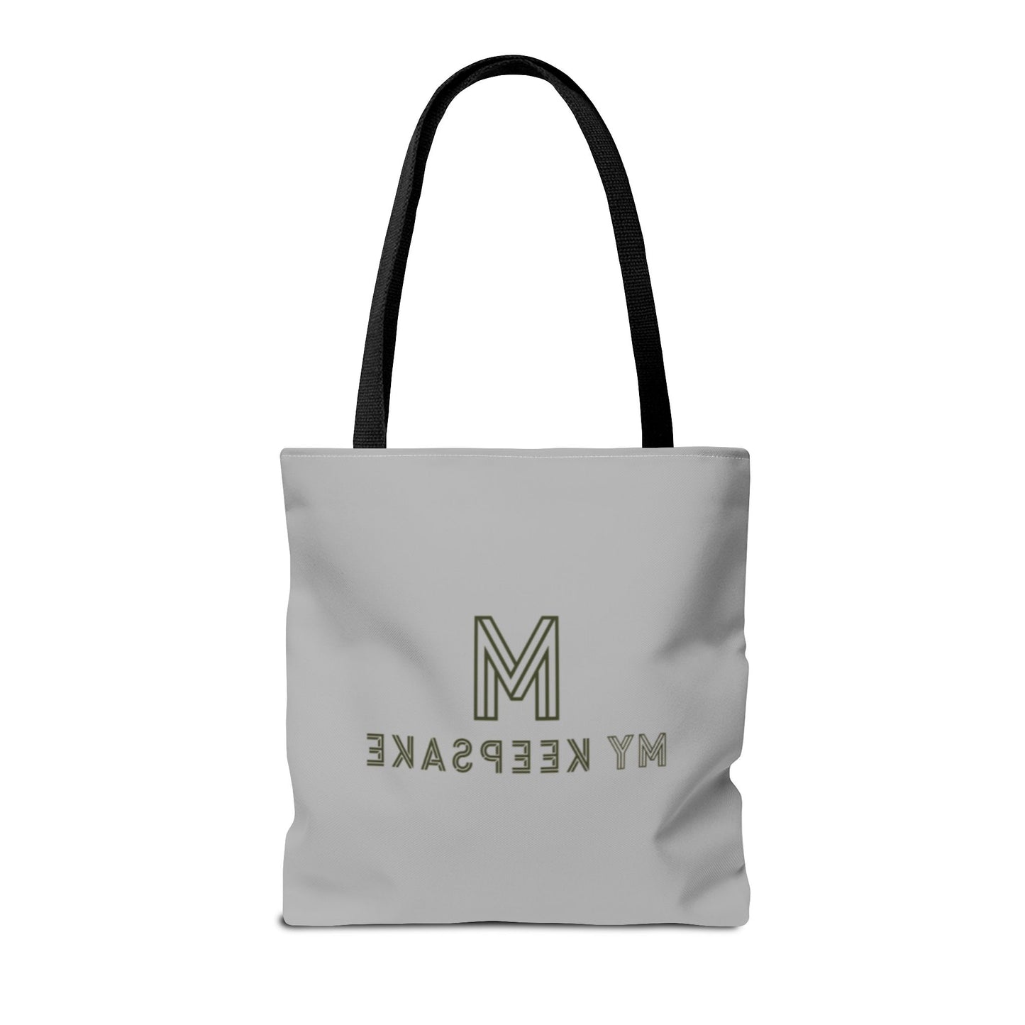 Tote Bag Light grey –  Green Bear by My Keepsake