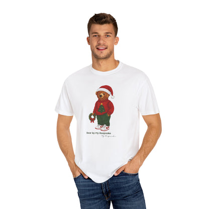 Cozy Christmas Bear Unisex T-Shirt