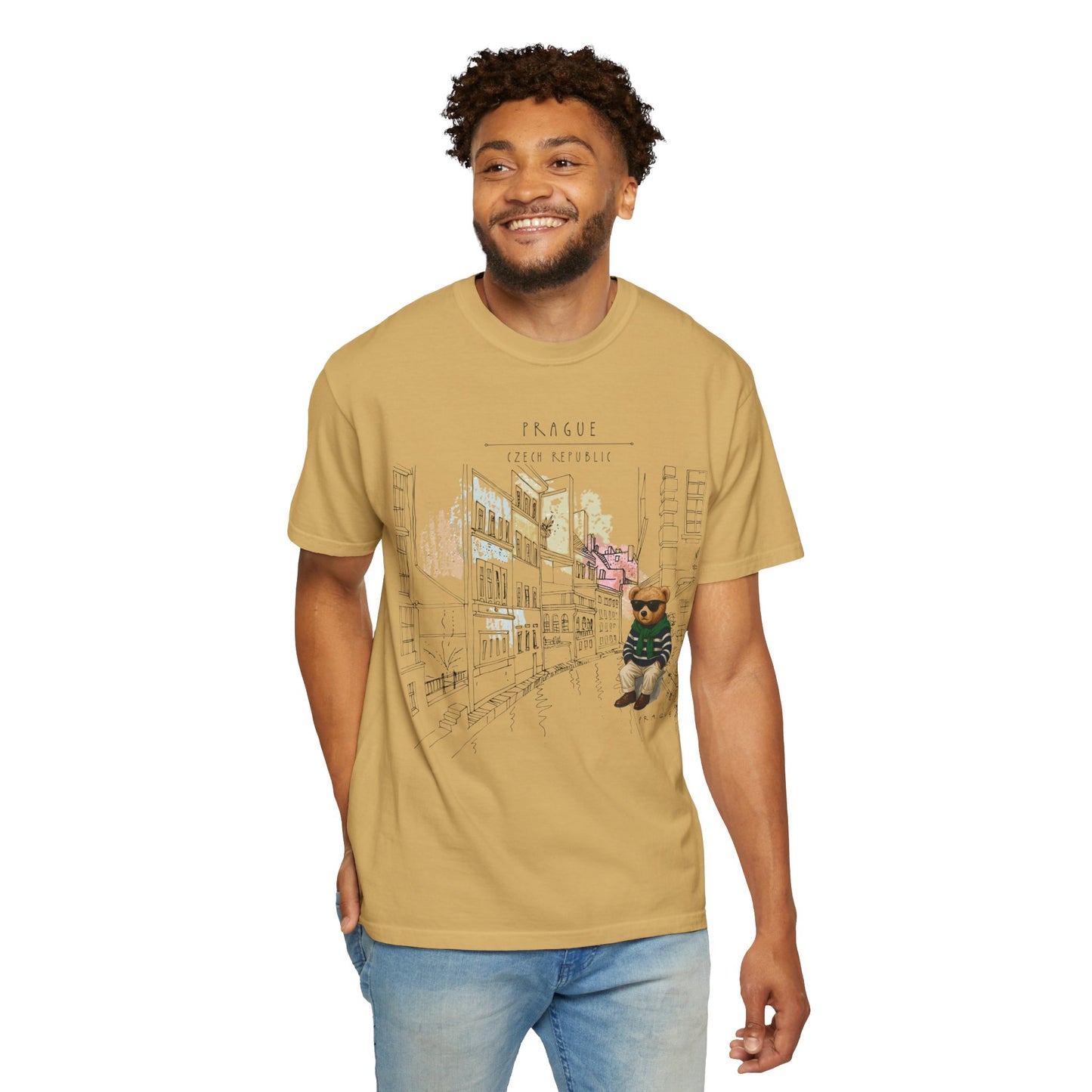 Prague Teddy Bear T-Shirt – Czech Republic Souvenir Tee