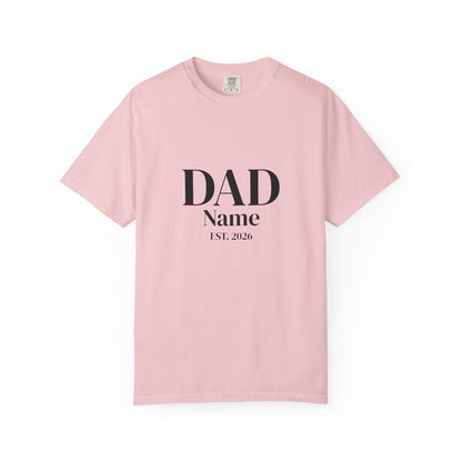 Custom Dad Shirt — Name & Year