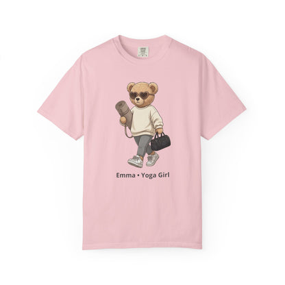 Personalized Yoga Bear Premium T-shirt – Custom Name Crewneck