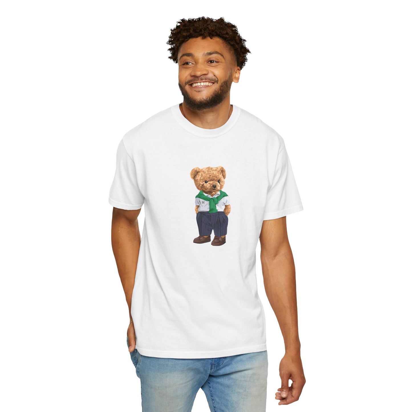 Unisex T-Shirt Street & Bear – Stylish Green Bear