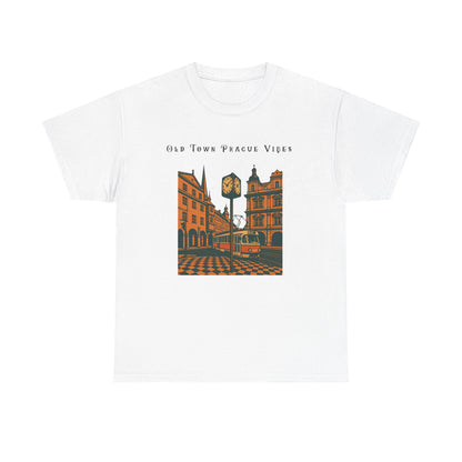 Vintage Prague Old Town Vibes T-Shirt  Travel Lover’s Graphic Tee