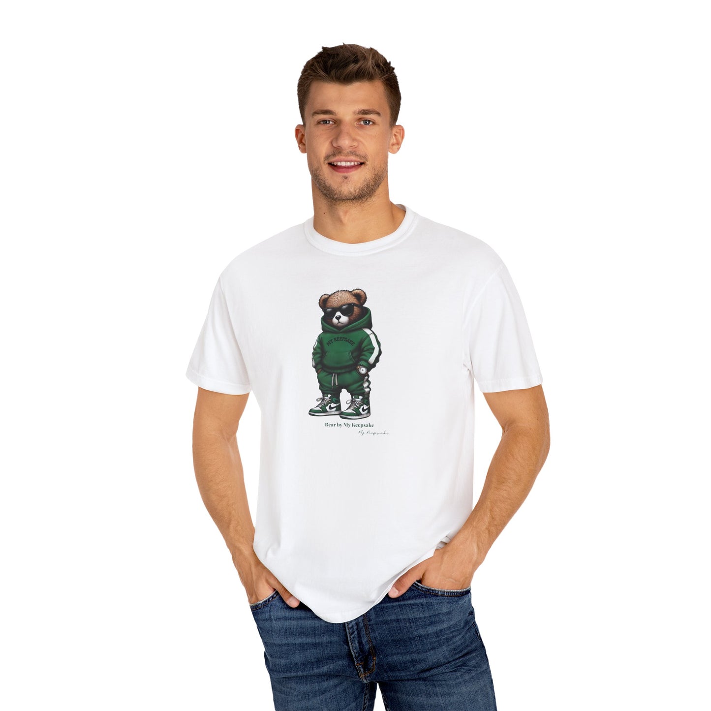 Unisex T-Shirt – Green Bear by My Keepsake