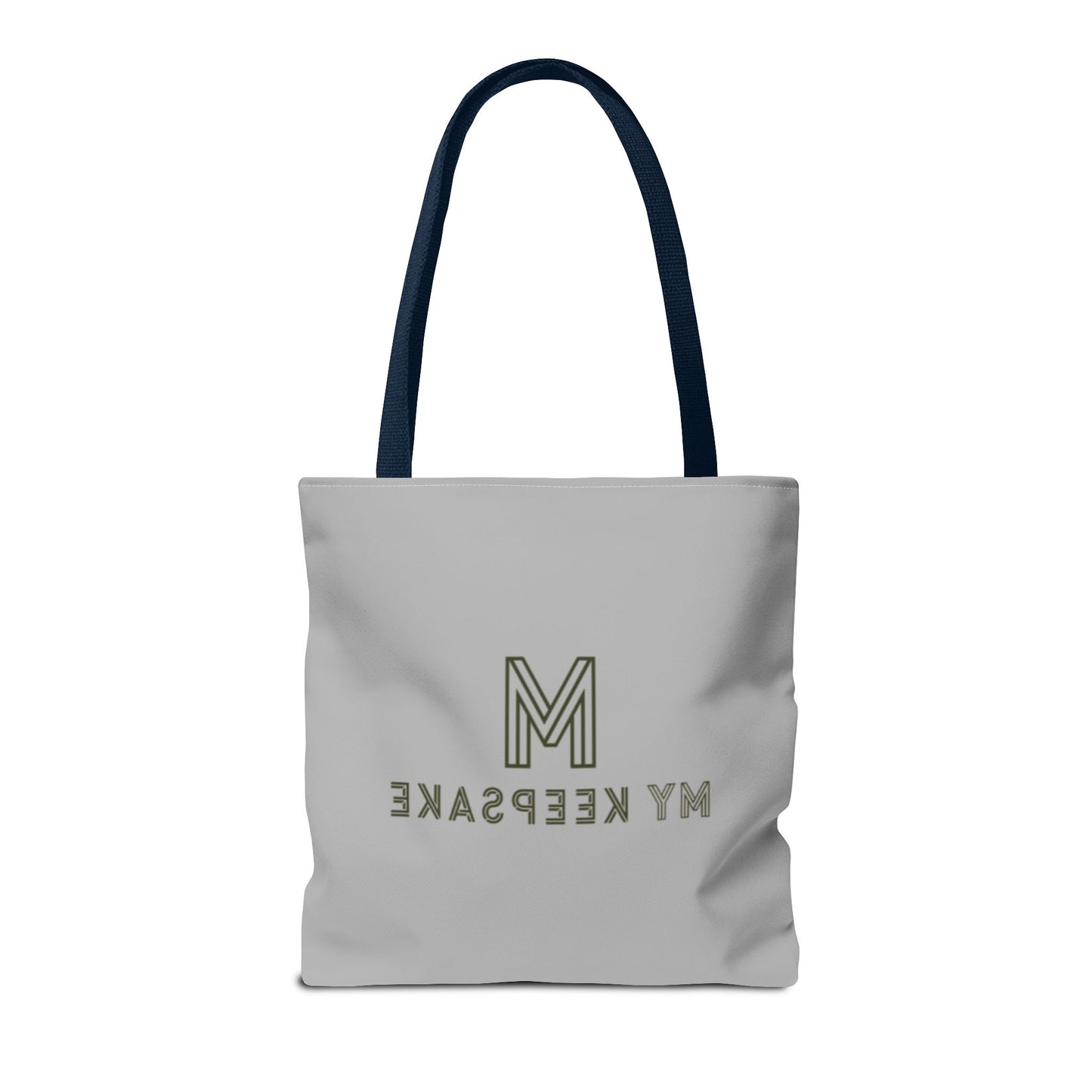 Tote Bag Light grey –  Green Bear by My Keepsake