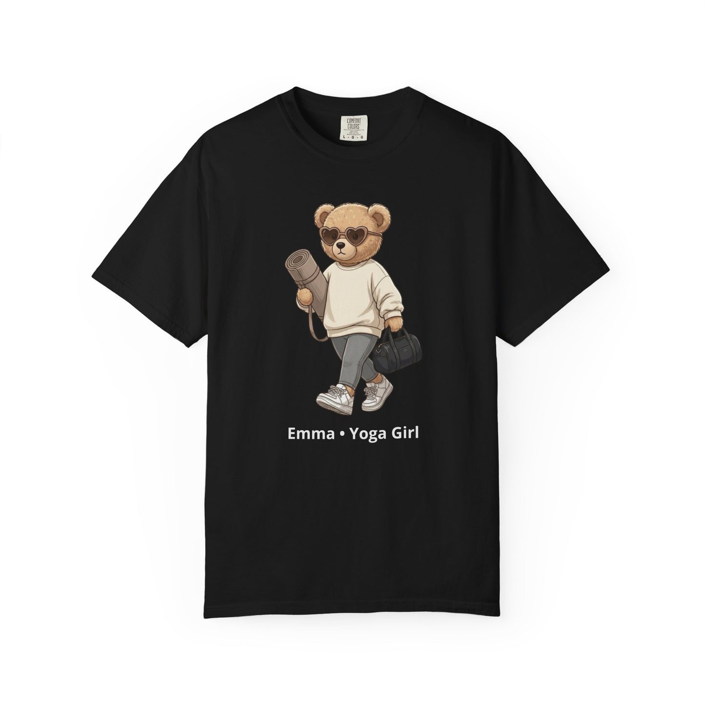 Personalized Yoga Bear Premium T-shirt – Custom Name Crewneck