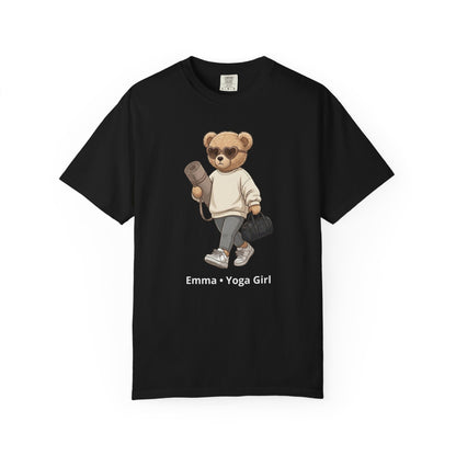 Personalized Yoga Bear Premium T-shirt – Custom Name Crewneck