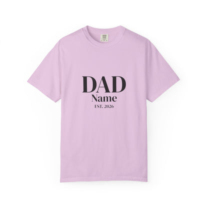 Custom Dad Shirt — Name & Year