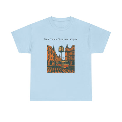 Vintage Prague Old Town Vibes T-Shirt  Travel Lover’s Graphic Tee
