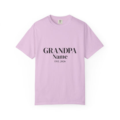 Custom Grandpa Shirt — Name & Year