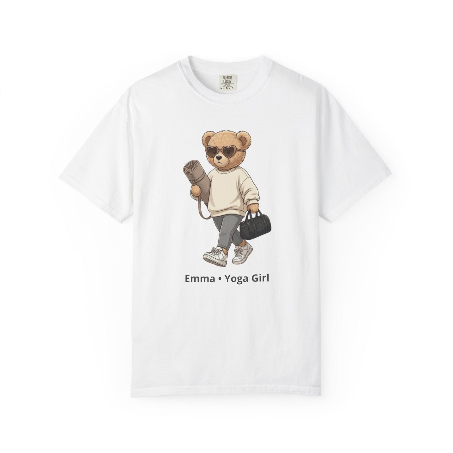 Personalized Yoga Bear Premium T-shirt – Custom Name Crewneck