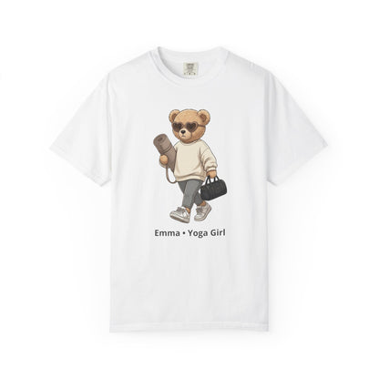Personalized Yoga Bear Premium T-shirt – Custom Name Crewneck