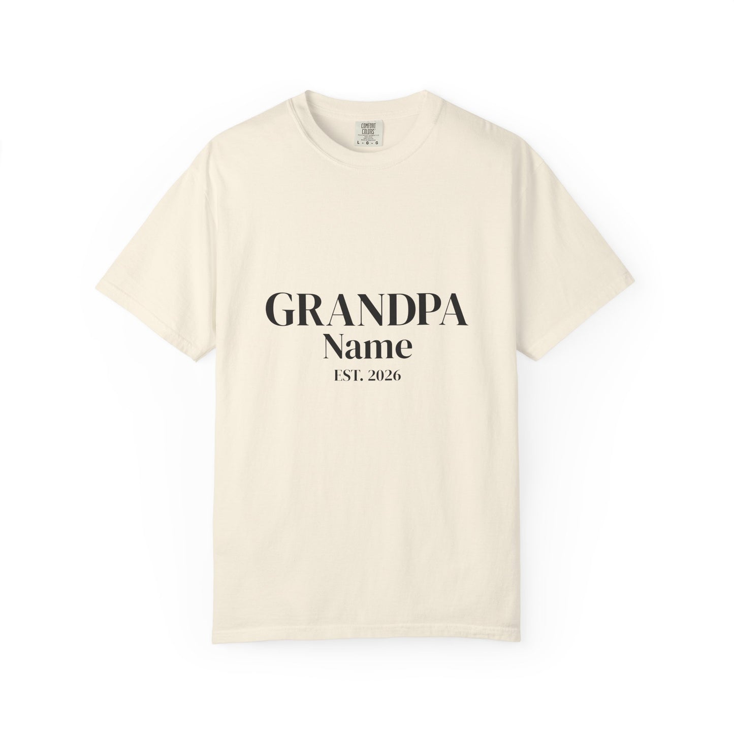 Custom Grandpa Shirt — Name & Year