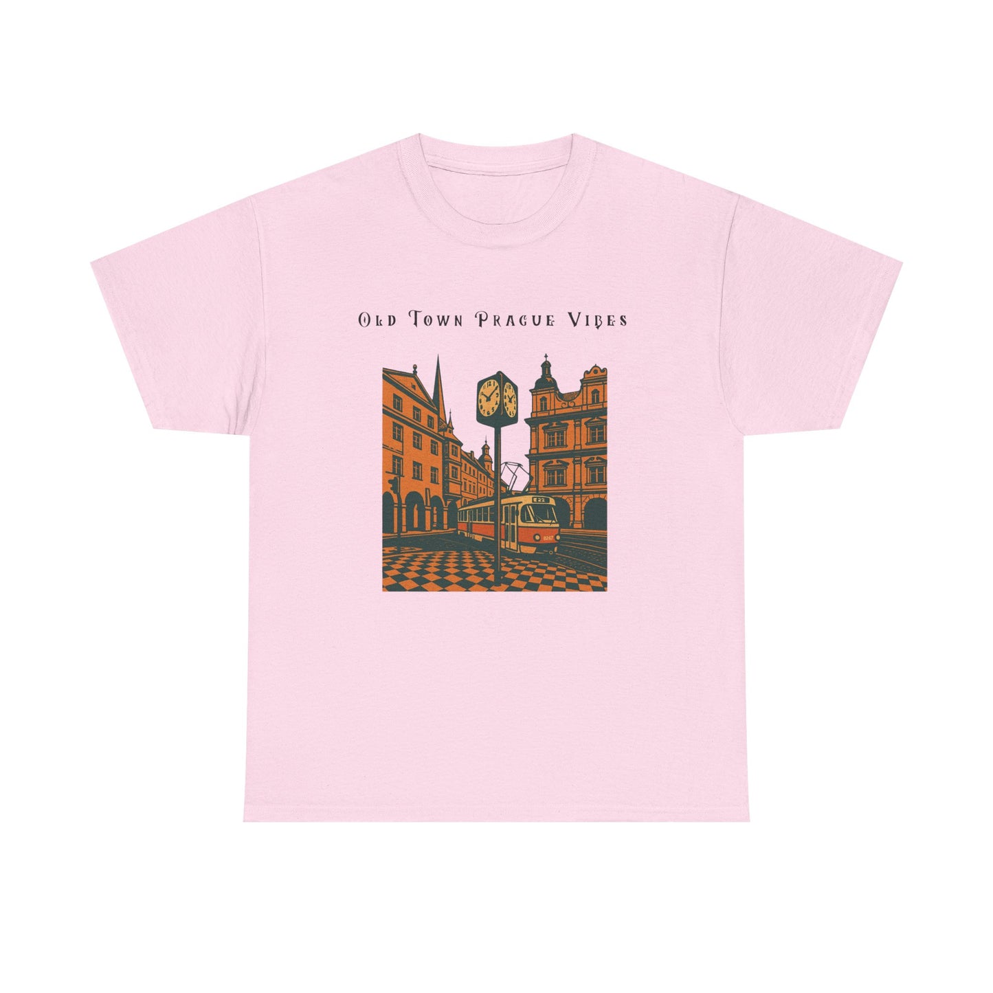 Vintage Prague Old Town Vibes T-Shirt  Travel Lover’s Graphic Tee