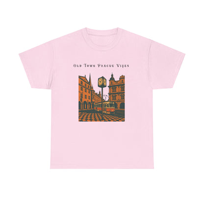 Vintage Prague Old Town Vibes T-Shirt  Travel Lover’s Graphic Tee