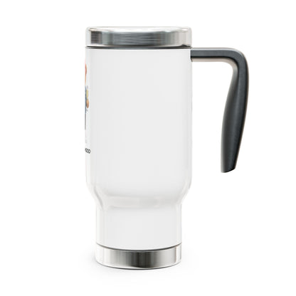 Prosecco Mood Bear Stainless Steel Travel Mug — 14oz