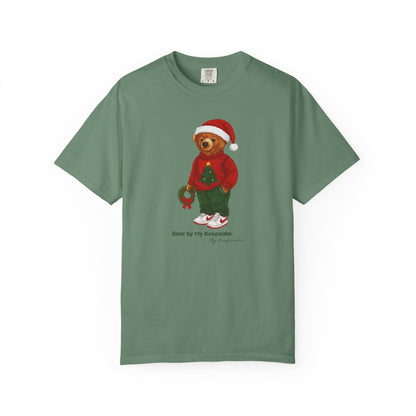 Cozy Christmas Bear Unisex T-Shirt