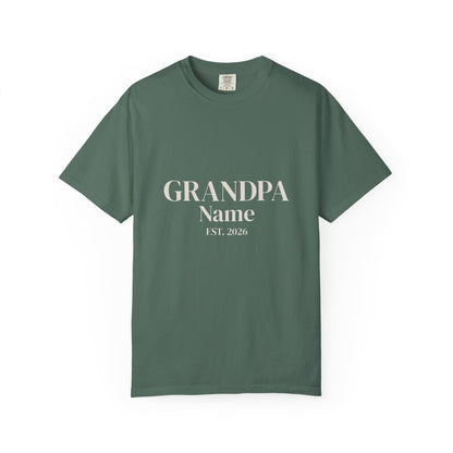 Custom Grandpa Shirt — Name & Year