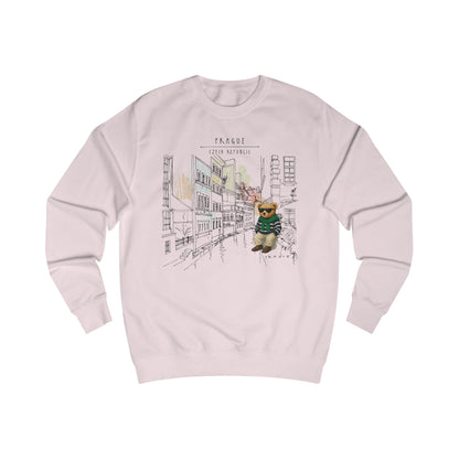 Prague Teddy Bear Sweatshirt   Czech Republic Souvenir Tee