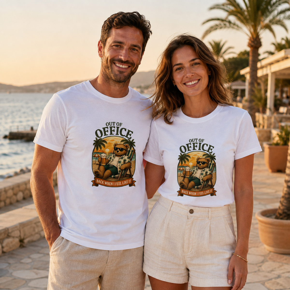 Out of Office Bear T-Shirt – Organic Cotton Tee