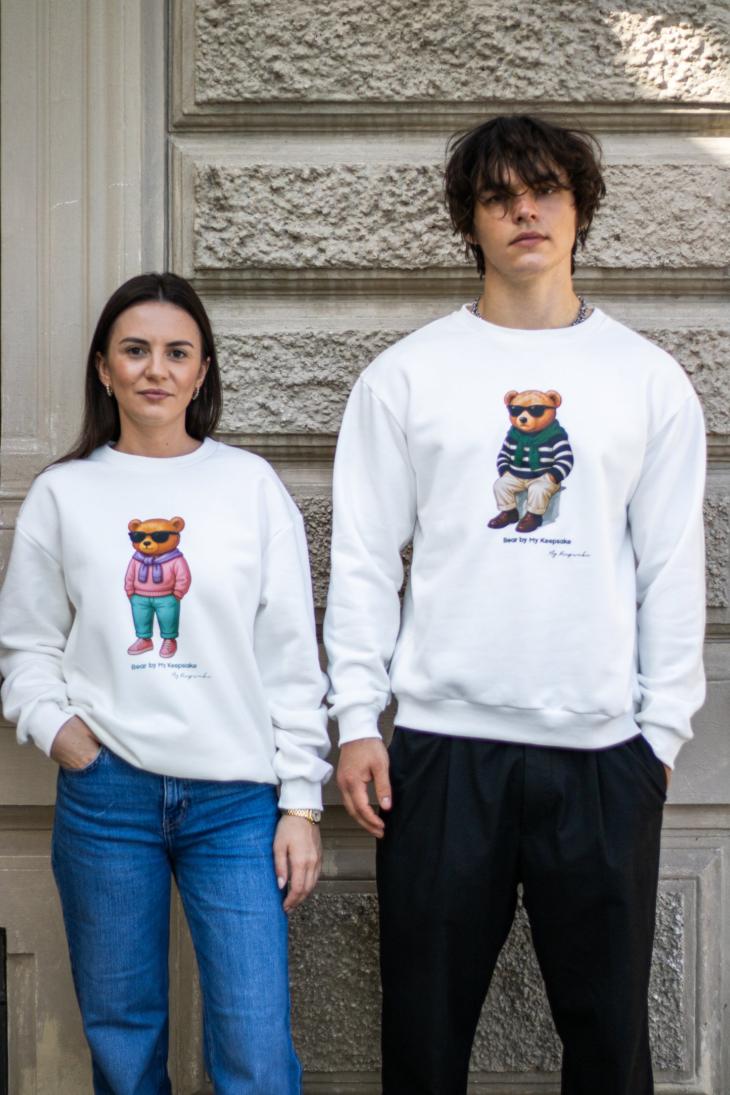 Sweatshirt Bear Streetwear – Pastel Bear Lady by My Keepsake