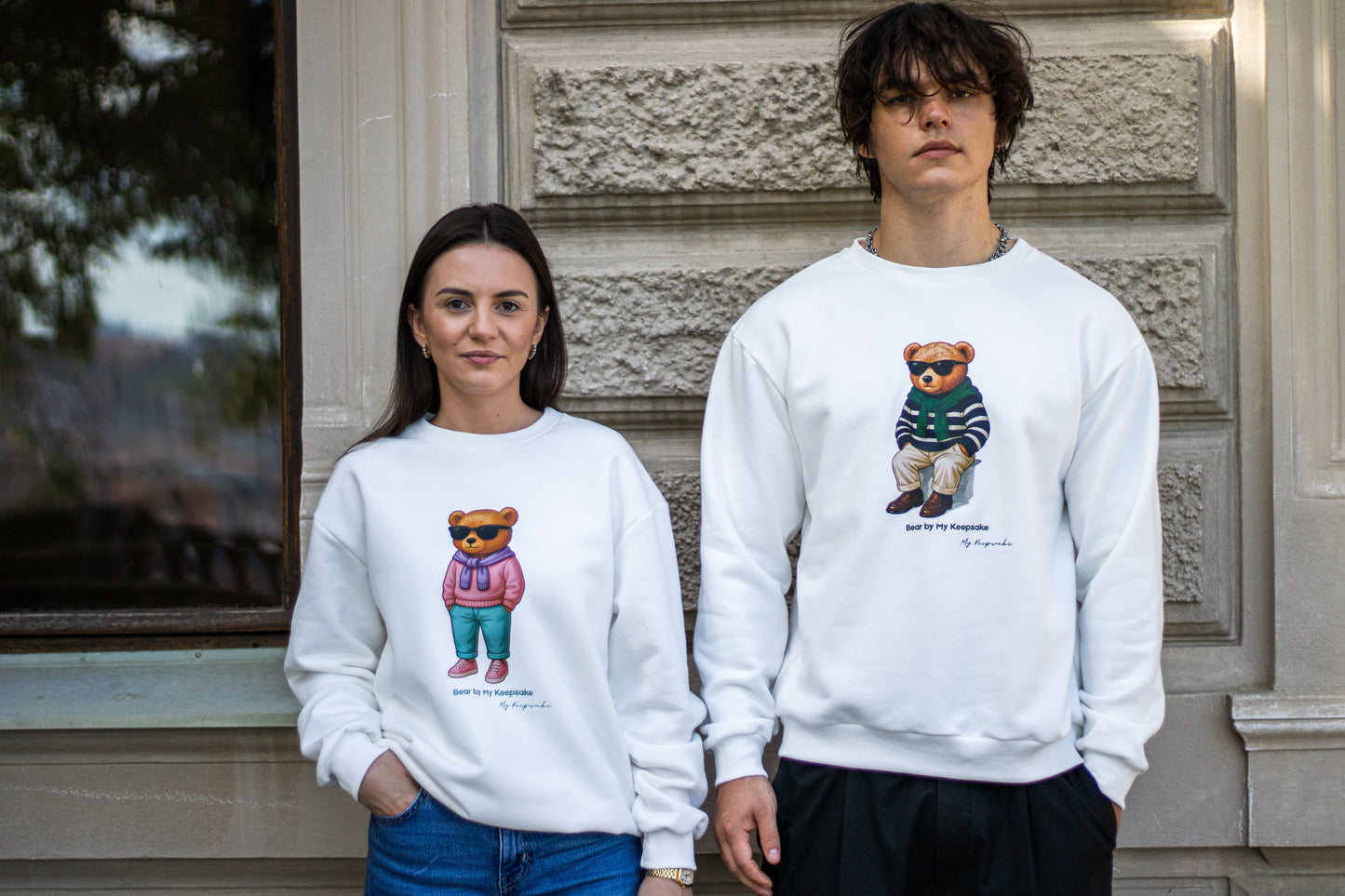 Sweatshirt Bear Streetwear – Pastel Bear Lady by My Keepsake
