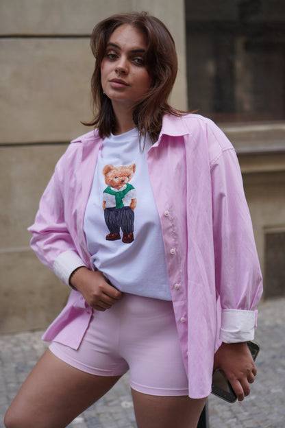 Unisex T-Shirt Street & Bear – Stylish Green Bear
