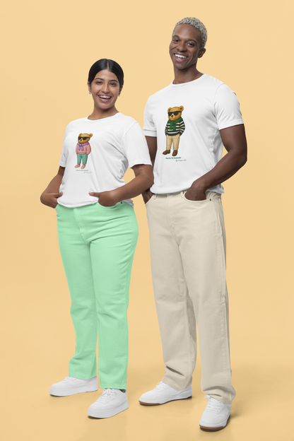 Unisex T-Shirt – Bear by My Keepsake, Green Streetwear Style