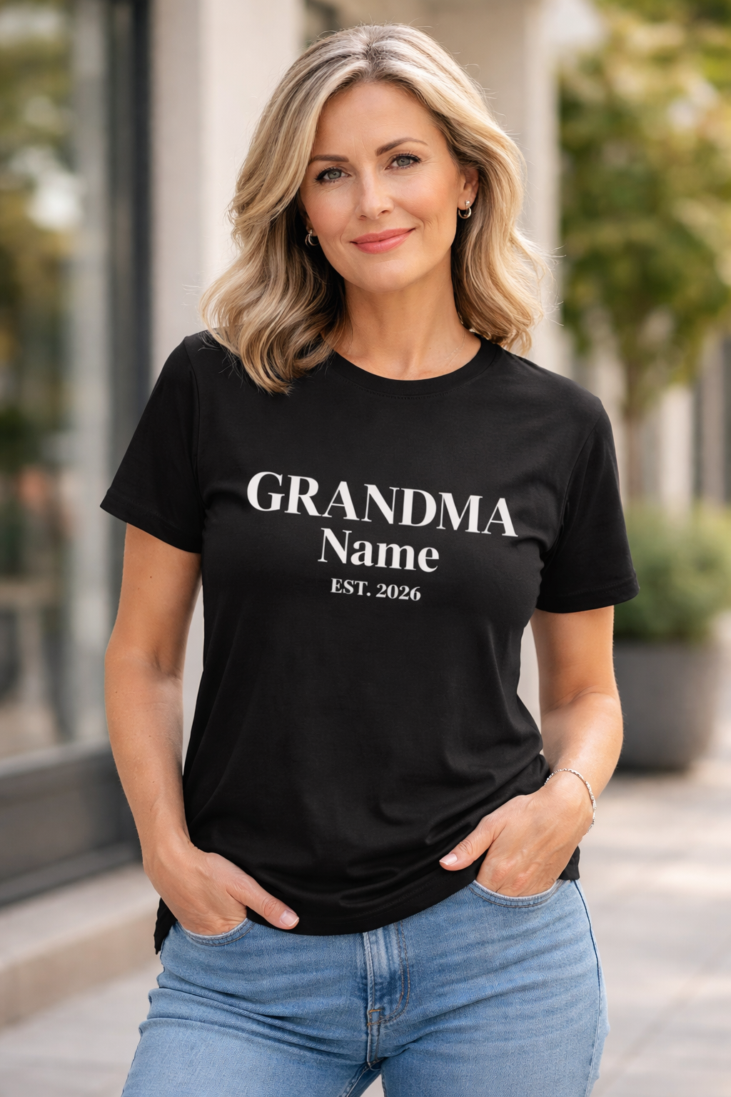 Custom Grandma Shirt — Name & Year