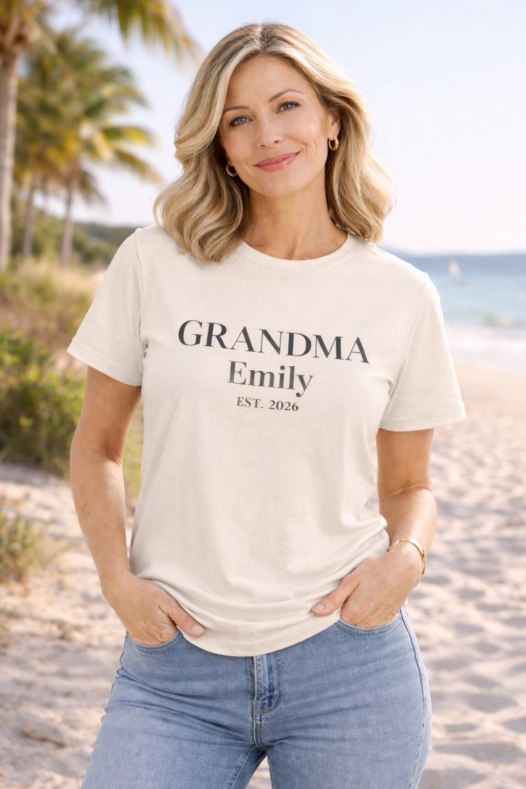 Custom Grandma Shirt — Name & Year