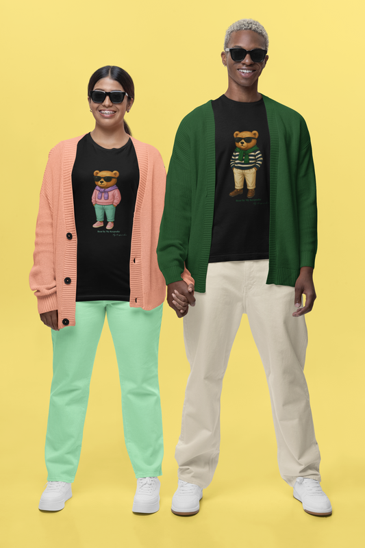 Unisex T-Shirt – Bear by My Keepsake, Green Streetwear Style