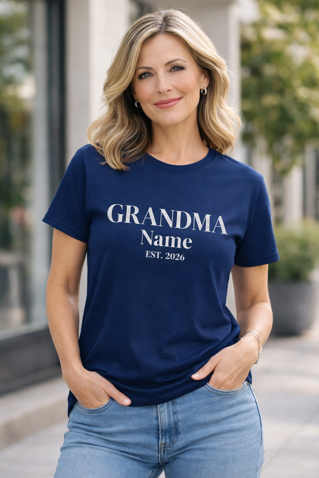 Custom Grandma Shirt — Name & Year