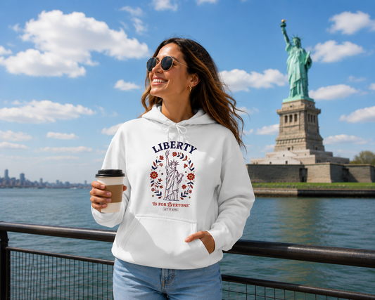 Vintage Liberty Hoodie | Americana Graphic Hoodie