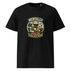 Mentally Still on Vacation T-Shirt mit Französischer Bulldogge am Flughafen