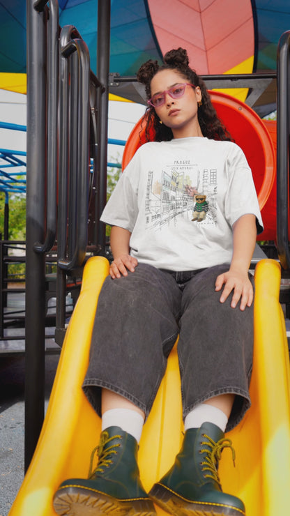 Prague Teddy Bear T-Shirt – Czech Republic Souvenir Tee