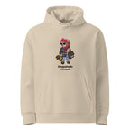Desert Dust Shopaholic Teddy Bear hoodie with I Love Shopping artwork