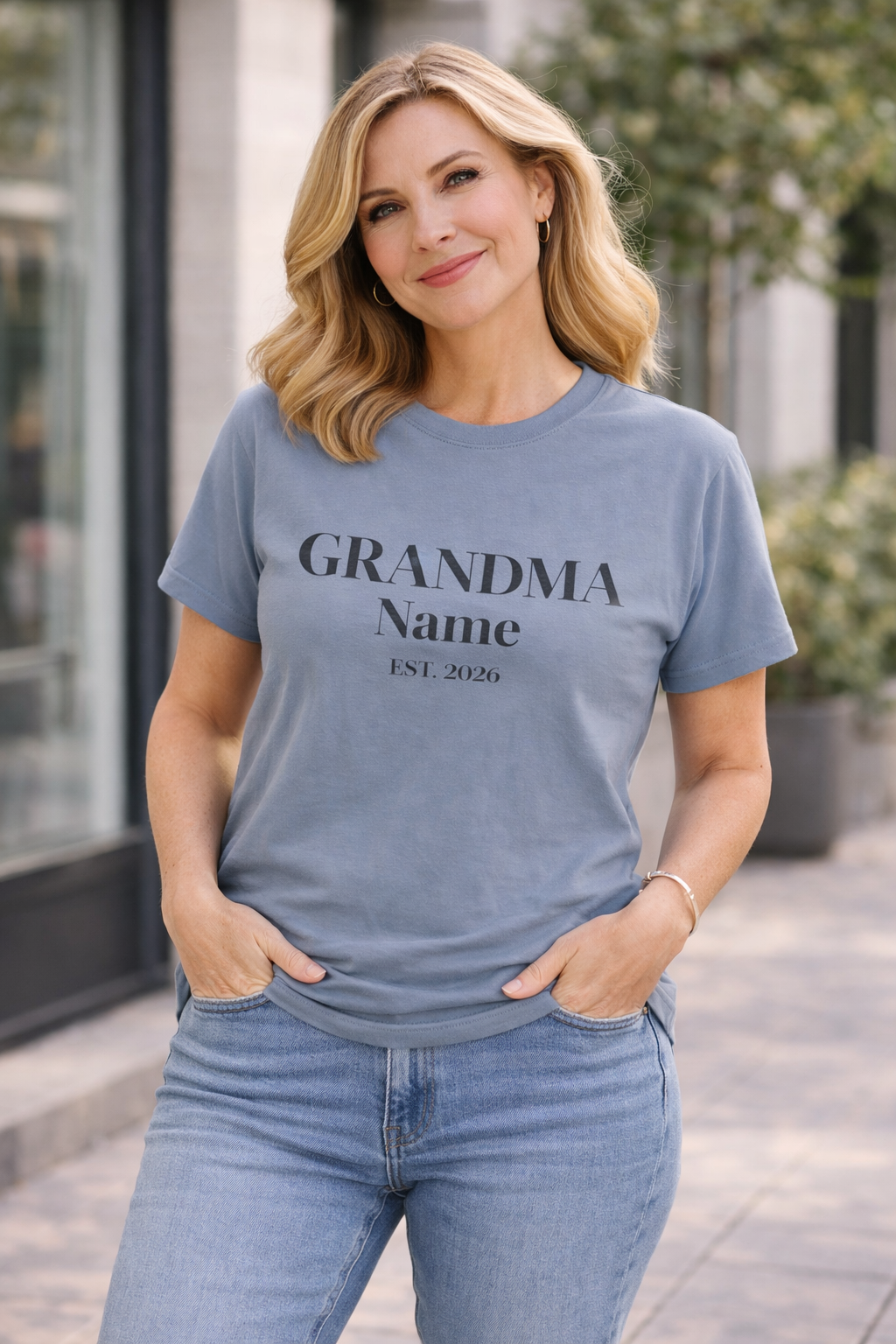 Custom Grandma Shirt — Name & Year