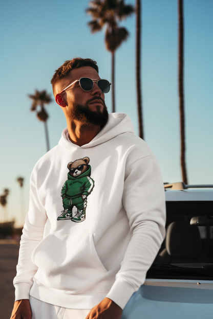 Streetwear Bear Hoodie | Unisex Graphic Hoodie | Aesthetic Cute Bear Sweatshirt